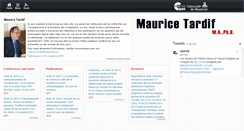 Desktop Screenshot of mauricetardif.com